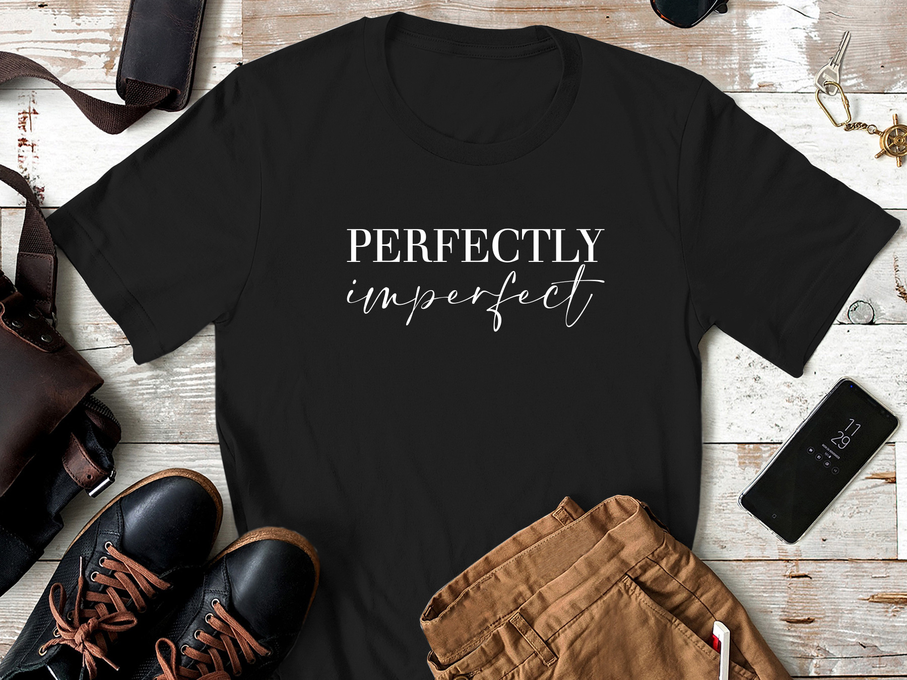 PERFECTLY imperfect weiß | Normaler Transferdruck
