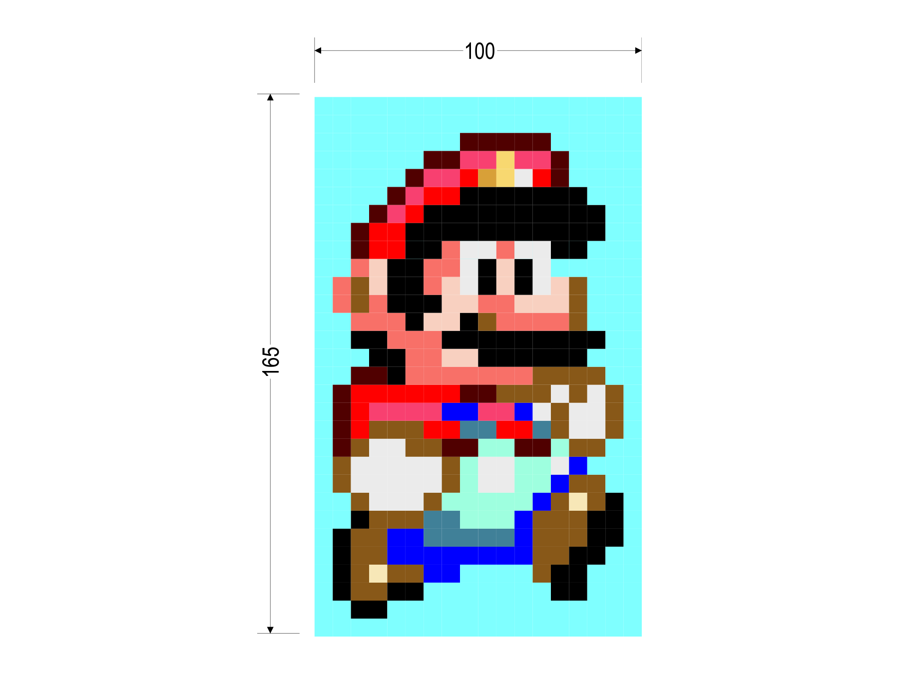 Super Mario | Normaler Transferdruck