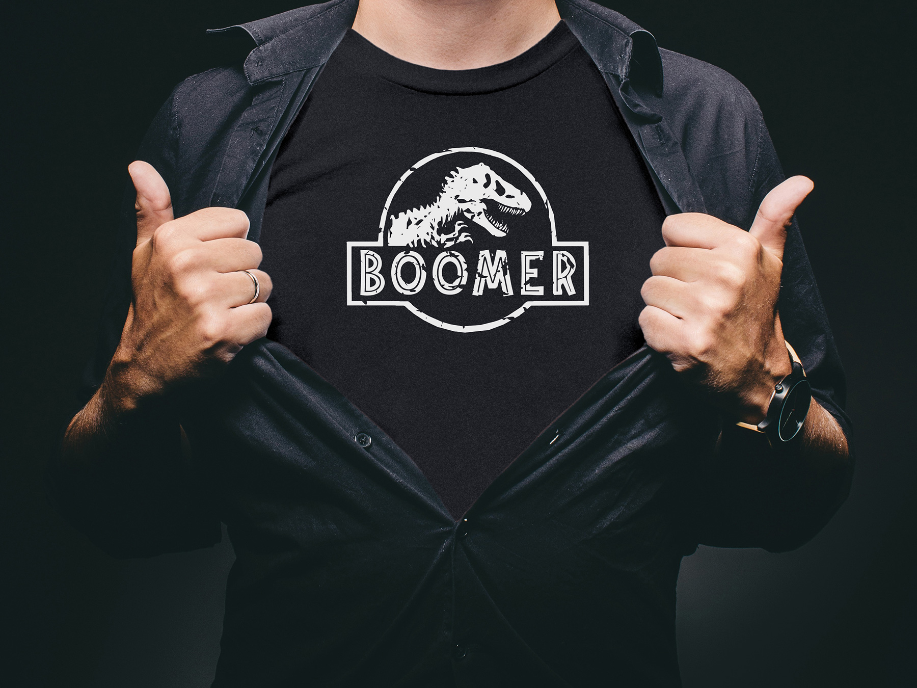 Boomer | Großer Transferdruck